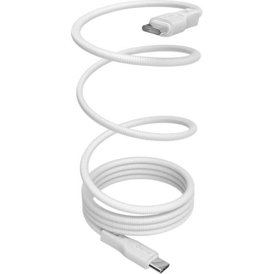 Puro Elektrik Puro Magnetic USB-C - USB-C 60W USB 3.2 (20 Gbps) 1m Magnetic Cable - White - (PUCUSBCUSBCMAGWHI)