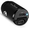 Puro Elektrik Puro Mini 30W Power Delivery 2 x USB-C Car Charger - Black - (FCMCHUSBCC30WBLK)