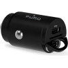 Puro Elektrik Puro Mini 30W Power Delivery 2 x USB-C Car Charger - Black - (FCMCHUSBCC30WBLK)