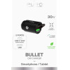 Puro Elektrik Puro Mini 30W Power Delivery USB-C USB-A Car Charger - Black - (FCMCHUSBAC30WBLK)