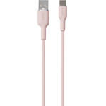 Puro Elektrik Puro Soft USB-A - USB-C Cable 1.5m - Pink - (PUUSBCICONROSE)