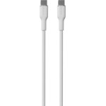 Puro Elektrik Puro Soft USB-C - USB-C 60W 1.5m silicone cable - white - (PUUSBCUSBCICONWHI)