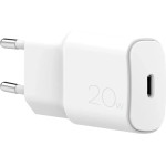 Puro Elektrik Puro White 20W Power Delivery USB-C Wall Charger - White - (PWFCMTCUSBC20WWHI)