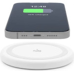 Puro Elektrik Puro Wireless Charger for Android, iPhone - White - (PUFCCSQI10W2WHI)