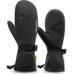 Qunature Full Length Ski Gloves Size M - Black - (16410044026)