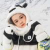Qunature Panda Ski Gloves for Kids and Adults Size S - Black/White - (16410047001)