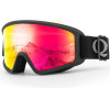 Qunature White Ski Goggles for Adults - Black - (14130012001)