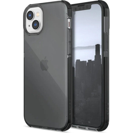 Raptic X-Doria Clear Case iPhone 14 armored cover gray - (Raptic Clear for iPhone 14 smoke)