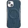 Raptic X-Doria Clutch Case iPhone 14 Plus with MagSafe back cover blue - (Raptic clutch built for MagSafe for iPhone 14 Plus Marine Blue)