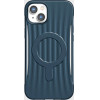 Raptic X-Doria Clutch Case iPhone 14 Plus with MagSafe back cover blue - (Raptic clutch built for MagSafe for iPhone 14 Plus Marine Blue)
