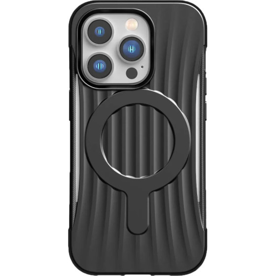Raptic X-Doria Clutch Case iPhone 14 Pro Max with MagSafe back cover black - (Raptic clutch built for MagSafe for iPhone 14 Pro Max Black)