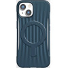 Raptic X-Doria Clutch Case iPhone 14 with MagSafe back cover blue - (Raptic clutch built for MagSafe for iPhone 14 Marine Blue)