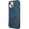 Raptic X-Doria Clutch Case iPhone 14 with MagSafe back cover blue - (Raptic clutch built for MagSafe for iPhone 14 Marine Blue)