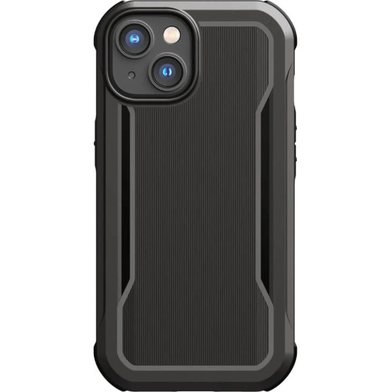 Raptic X-Doria Fort Case iPhone 14 case with MagSafe armored cover black - (Raptic Fort built for MagSafe for iPhone 14 Black)