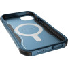Raptic X-Doria Fort Case iPhone 14 Plus with MagSafe armored blue cover - (Raptic Fort built for MagSafe for iPhone 14 Plus Marine Blue)