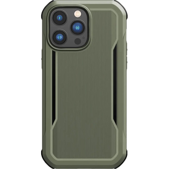 Raptic X-Doria Fort Case iPhone 14 Pro Max with MagSafe armored cover green - (Raptic Fort built for MagSafe for iPhone 14 Pro Max Moss Green)