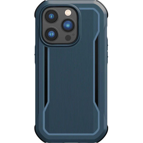 Raptic X-Doria Fort Case iPhone 14 Pro with MagSafe armored blue cover - (Raptic Fort built for MagSafe for iPhone 14 Pro Marine Blue)