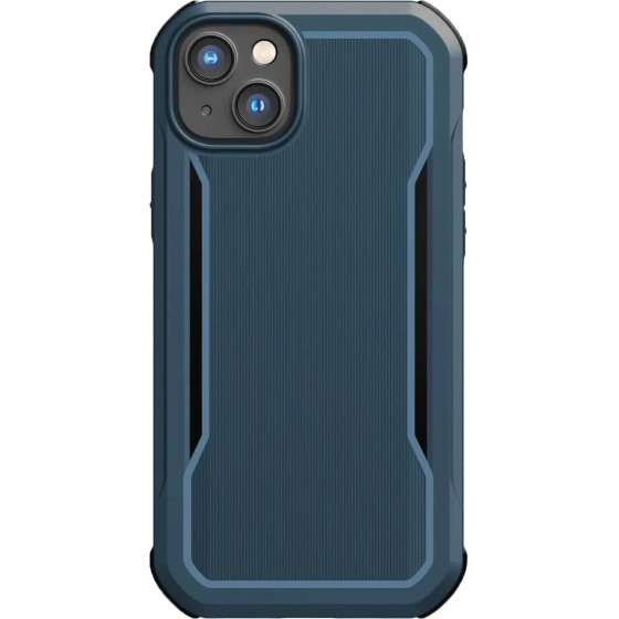 Raptic X-Doria Fort Case iPhone 14 with MagSafe armored blue cover - (Raptic Fort built for MagSafe for iPhone 14 Marine Blue)