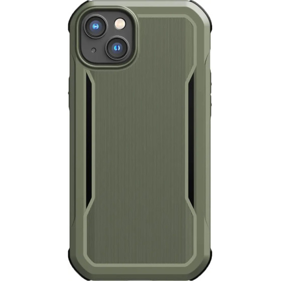 Raptic X-Doria Fort Case iPhone 14 with MagSafe armored cover green - (Raptic Fort built for MagSafe for iPhone 14 Moss Green)