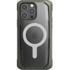 Raptic X-Doria Secure Case for iPhone 14 Pro Max with MagSafe armored cover green - (Raptic Secure built for MagSafe for iPhone 14 Pro Max Moss Green)