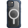 Raptic X-Doria Secure Case iPhone 14 with MagSafe armored blue cover - (Raptic Secure built for MagSafe for iPhone 14 Marine Blue)