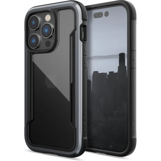 Raptic X-Doria Shield Case iPhone 14 Pro armored cover black - (Raptic Shield for iPhone 14 Pro Black)