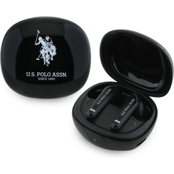 U.S. Polo Assn. TWS US Polo DH Logo Bluetooth Headphones - Black - (USP000157-0)