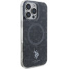 U.S. Polo Assn. US Polo IML Ring MagSafe Case for iPhone 16 Pro Max - Black - (USP000139-0)