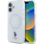 U.S. Polo Assn. US Polo IML Ring MagSafe iPhone 16 Case - White - (USP000140-0)