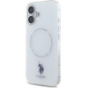 U.S. Polo Assn. US Polo IML Ring MagSafe iPhone 16 Case - White - (USP000140-0)