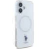 U.S. Polo Assn. US Polo IML Ring MagSafe iPhone 16 Case - White - (USP000140-0)