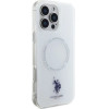U.S. Polo Assn. US Polo IML Ring MagSafe iPhone 16 Pro Case - White - (USP000141-0)