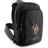 U.S. Polo Assn. US Polo Petit Pique Crossbody Phone Bag Black - (USP000159-0)