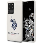 U.S. Polo Assn. US Polo Silicone Collection Case for Samsung Galaxy S20 Ultra - White - (USP000018-0)