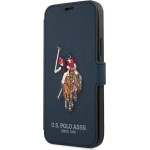 U.S. Polo Assn. US Polo USFLBKP12MPUGFLNV iPhone 12/12 Pro 6,1'' granatowy/navy book Polo Embroidery Collection - (USP000073-0)