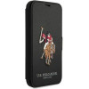 U.S. Polo Assn. US Polo USFLBKP12SPUGFLBK iPhone 12 mini 5,4'' czarny/black book Polo Embroidery Collection - (USP000070-0)
