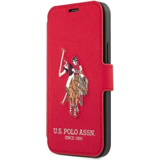 U.S. Polo Assn. US Polo USFLBKP12SPUGFLRE iPhone 12 mini 5,4'' czerwony/red book Polo Embroidery Collection - (USP000075-0)