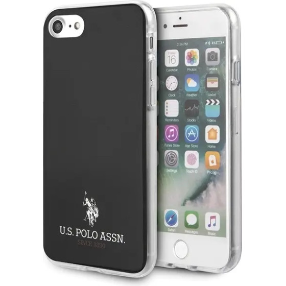 U.S. Polo Assn. US Polo USHCI8TPUBK iPhone 7/8/SE 2020 / SE 2022 czarny/black Shiny - (USP000031-0)