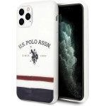 U.S. Polo Assn. US Polo USHCN65PCSTRB iPhone 11 Pro Max bialy/white Tricolor Pattern Collection - (USP000024-0)