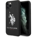 U.S. Polo Assn. US Polo USHCN65SLHRBK iPhone 11 Pro Max czarny/black Silicone Collection - (USP000040-0)