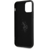 U.S. Polo Assn. US Polo USHCN65SLHRBK iPhone 11 Pro Max czarny/black Silicone Collection - (USP000040-0)