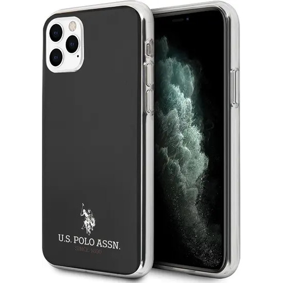 U.S. Polo Assn. US Polo USHCN65TPUBK iPhone 11 Pro Max czarny/black Shiny - (USP000021-0)