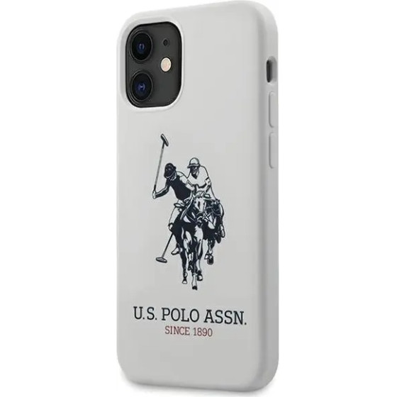 U.S. Polo Assn. US Polo USHCP12SSLHRWH iPhone 12 mini 5,4'' bialy/white Silicone Collection - (USP000067-0)