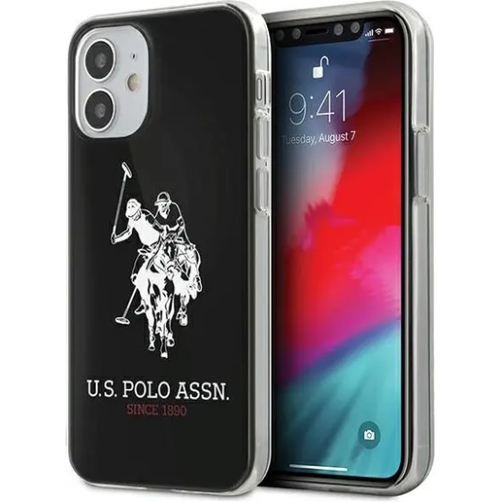 U.S. Polo Assn. US Polo USHCP12STPUHRBK iPhone 12 mini 5,4'' czarny/black Shiny Big Logo - (USP000052-0)