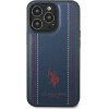 U.S. Polo Assn. US Polo USHCP14LPFAV iPhone 14 Pro 6.1 navy/navy blue Leather Stitch - (USP000130-0)