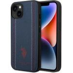 U.S. Polo Assn. US Polo USHCP14MPFAV iPhone 14 Plus 6.7 navy/navy blue Leather Stitch - (USP000129-0)