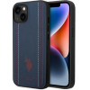 U.S. Polo Assn. US Polo USHCP14SPFAV iPhone 14 6.1 navy blue/navy blue Leather Stitch - (USP000128-0)