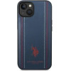 U.S. Polo Assn. US Polo USHCP14SPFAV iPhone 14 6.1 navy blue/navy blue Leather Stitch - (USP000128-0)