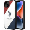 U.S. Polo Assn. US Polo USHCP14SPSO3 iPhone 14 6.1 white/white Tricolor Embossed - (USP000124-0)