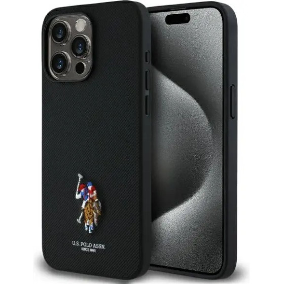 U.S. Polo Assn. US Polo USHCP15XPEMK iPhone 15 Pro Max 6.7 black/black Embroidered DH Color - (USP000148-0)